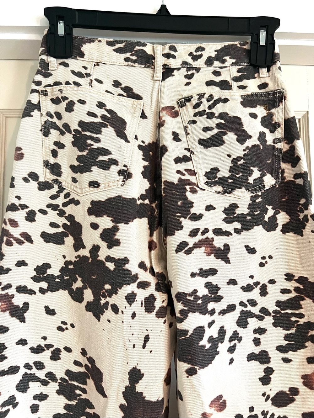 Leon Double Hem High-Rise Wide-Leg Cuffed Jeans by Pilcro Size 25 - Picture 7 of 15